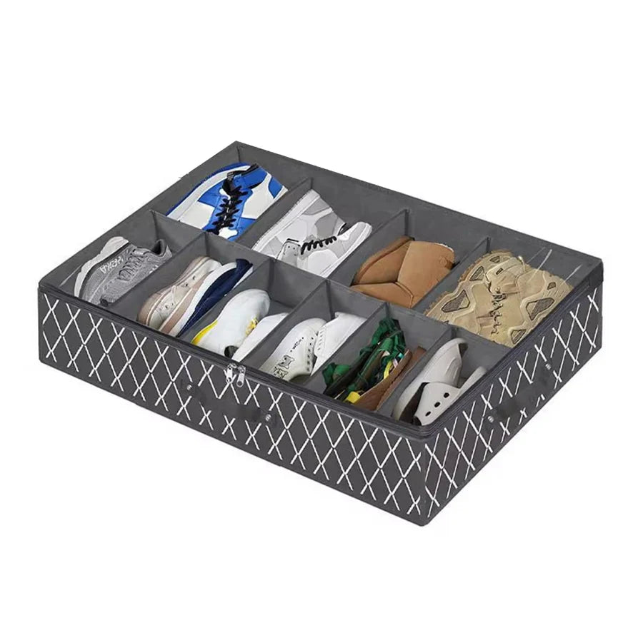 Under the Bed Shoe Storage Bag Space Saving Organizer