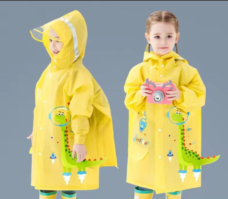 Durable Lightweight EVA Raincoat for Kids