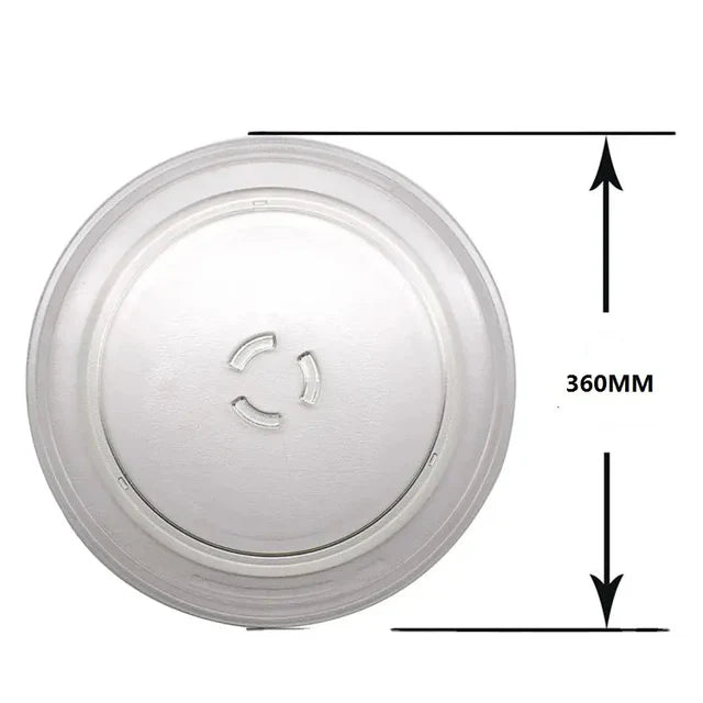 Microwave Turntable Tray – 24.5 cm Durable Glass Plate
