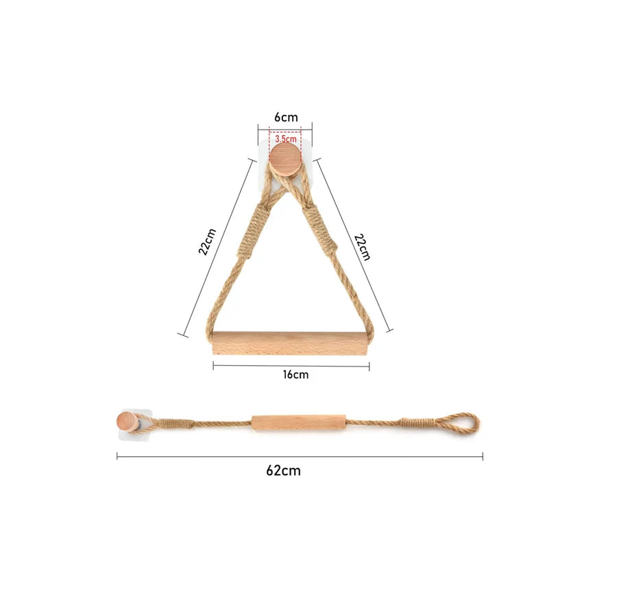Artistic & Creative Hemp Rope Tissue / Hand Towel Holder