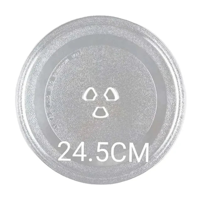 Microwave Turntable Tray – 24.5 cm Durable Glass Plate