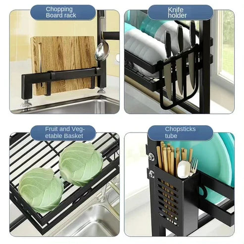 High-Quality Heavy Duty Over-the-Sink Dish Rack – Maximize Space, Minimize Clutter