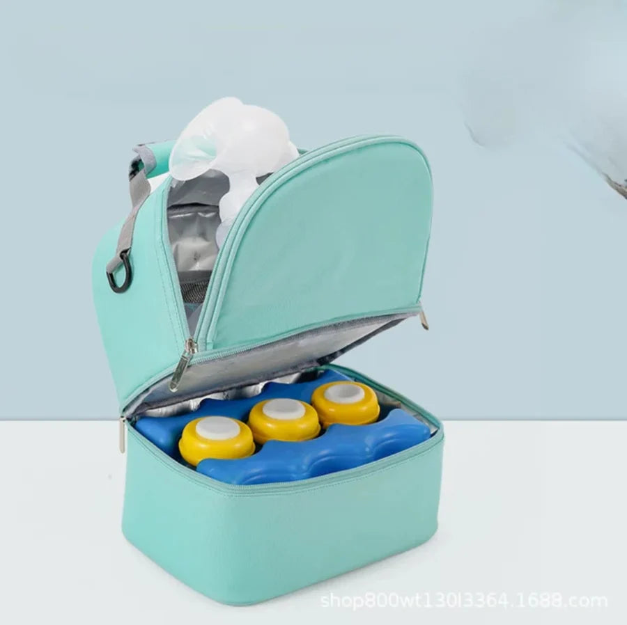 Expressed Milk Storage Pack with Ice Packs & Bottles – Safe & Convenient On-the-Go Feeding