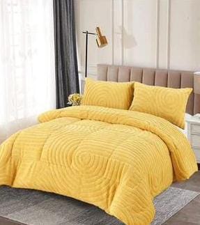 Jacquard Woolen Duvet Set  4pc | Ultra-Soft, Warm & Elegant Bedding