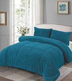 Jacquard Woolen Duvet Set  4pc | Ultra-Soft, Warm & Elegant Bedding
