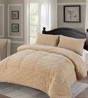 Jacquard Woolen Duvet Set  4pc | Ultra-Soft, Warm & Elegant Bedding