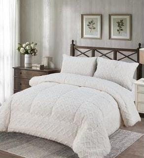 Jacquard Woolen Duvet Set  4pc | Ultra-Soft, Warm & Elegant Bedding
