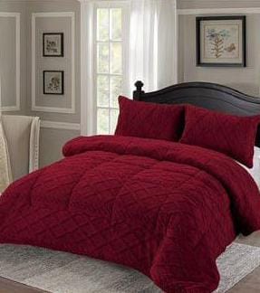 Jacquard Woolen Duvet Set  4pc | Ultra-Soft, Warm & Elegant Bedding
