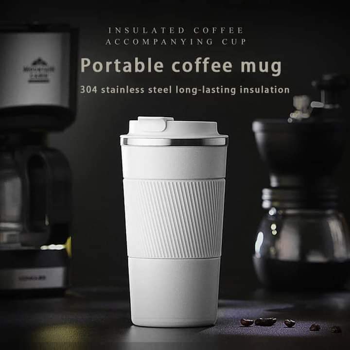 510ml Double Wall Stainless Steel Thermal Coffee Mug – Leak-Proof Travel Tumbler