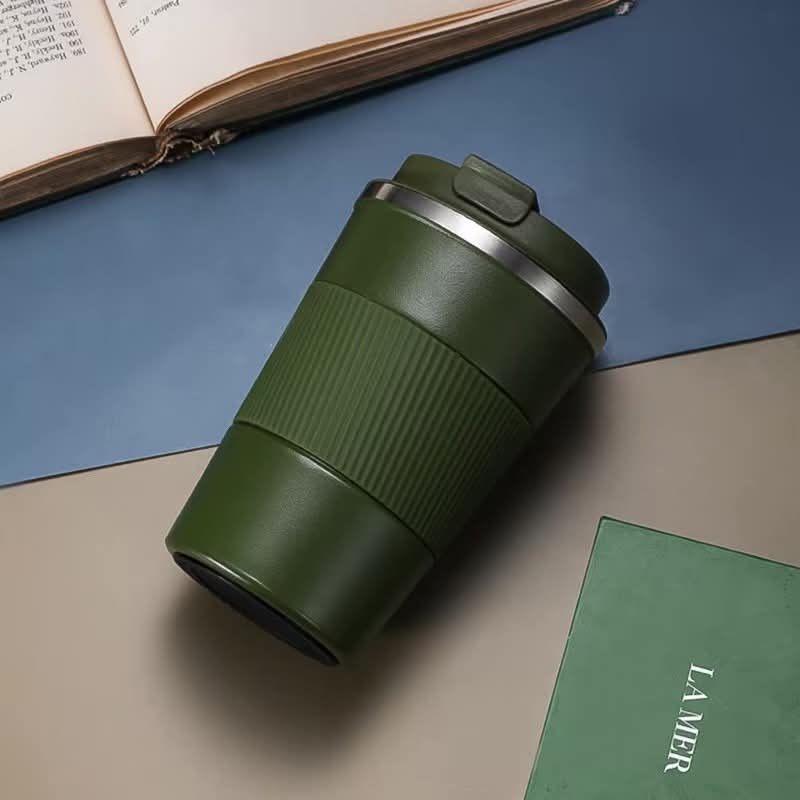 510ml Double Wall Stainless Steel Thermal Coffee Mug – Leak-Proof Travel Tumbler