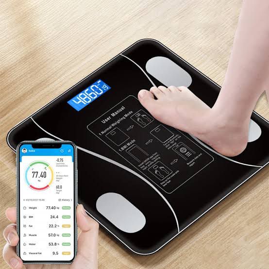 Smart BMI Body Weight Scale – Bluetooth Digital Scale with OKOK App (Body Fat, Muscle, BMI, Visceral Fat Tracking)