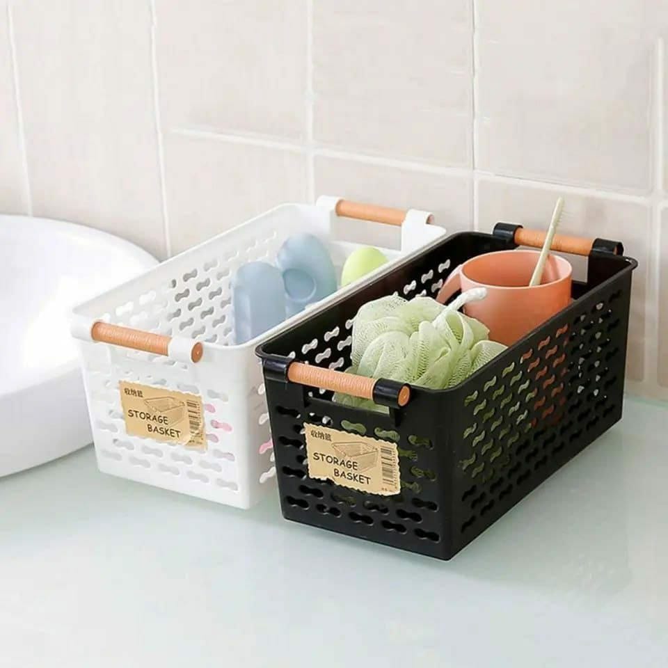 Multipurpose Storage Baskets/Available Colors: White | Black Size: 30 x 12 x 15 cm