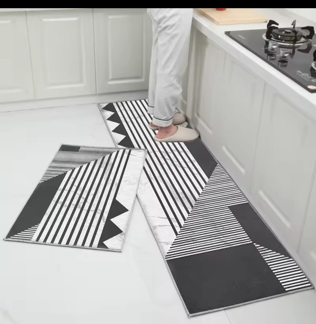 2pc Kitchen Anti-slip Mats |Practical Comfort for Your Kitchen.