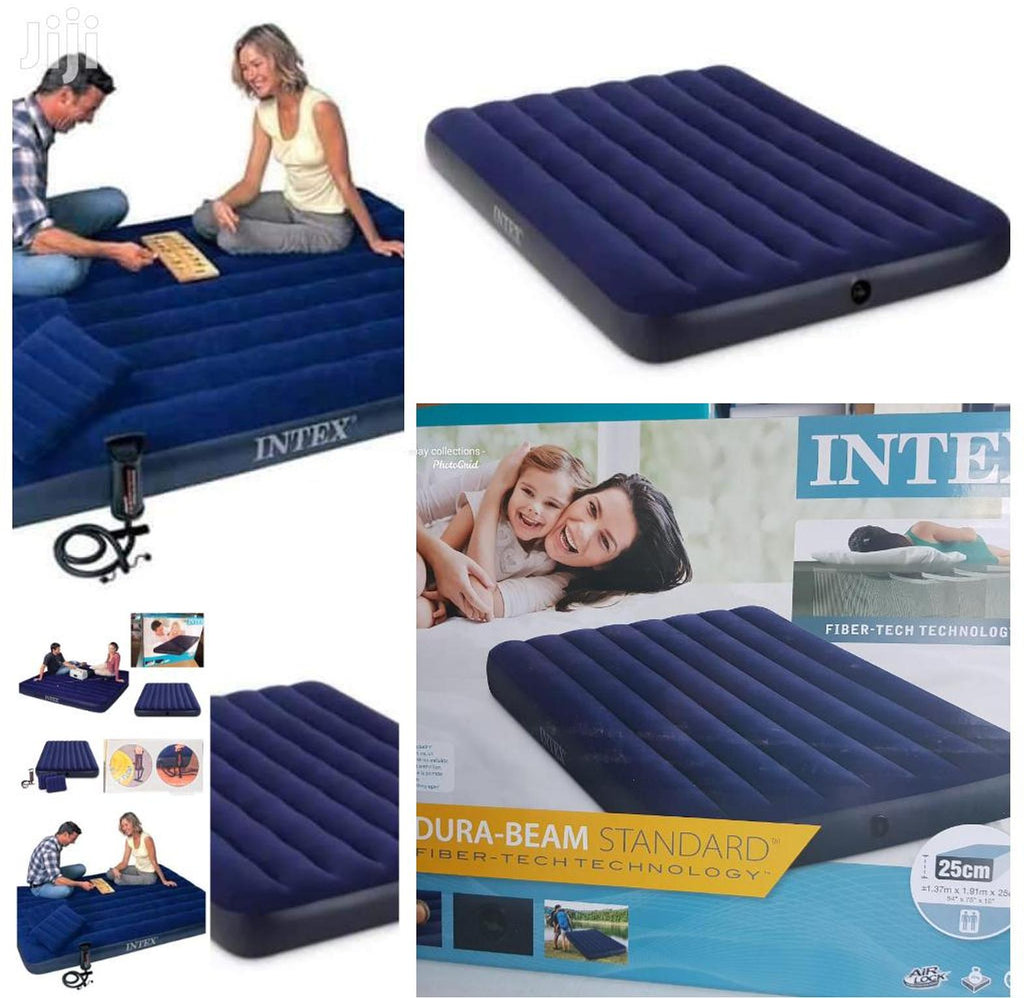 INTEX INFLATABLE MATTRESS with free electric pump