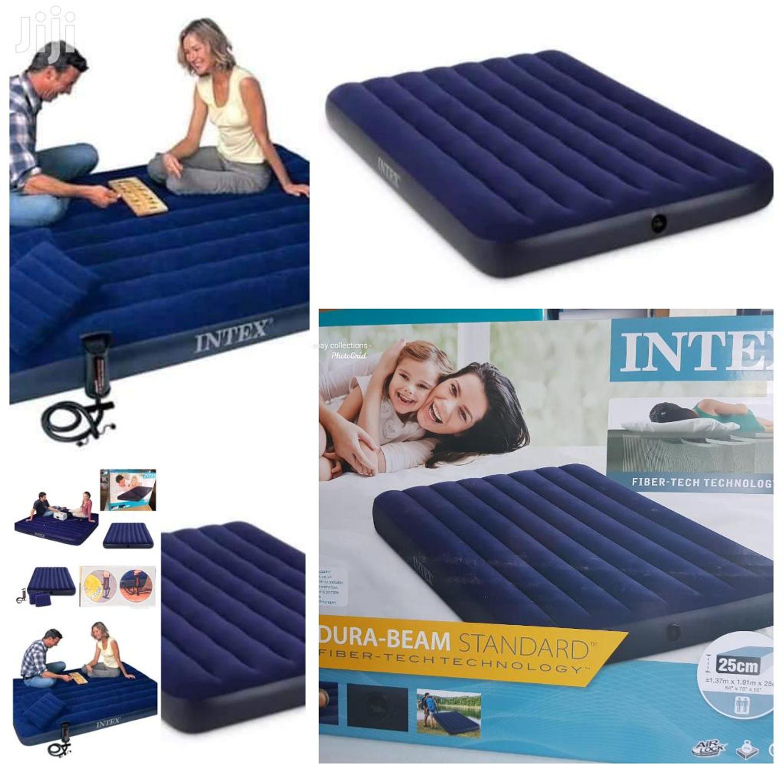 INTEX INFLATABLE MATTRESS with free electric pump