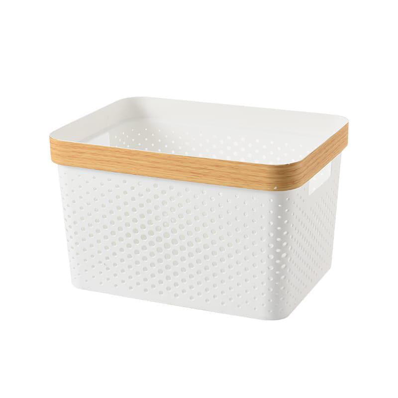 3pcs Nordic Multipurpose Storage Baskets with Goldish Lining.