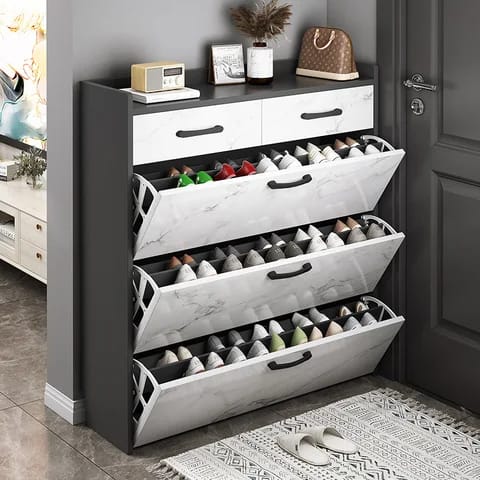 Bucket Flip Shoe Rack – Stylish & Space-Saving Shoe Organizer