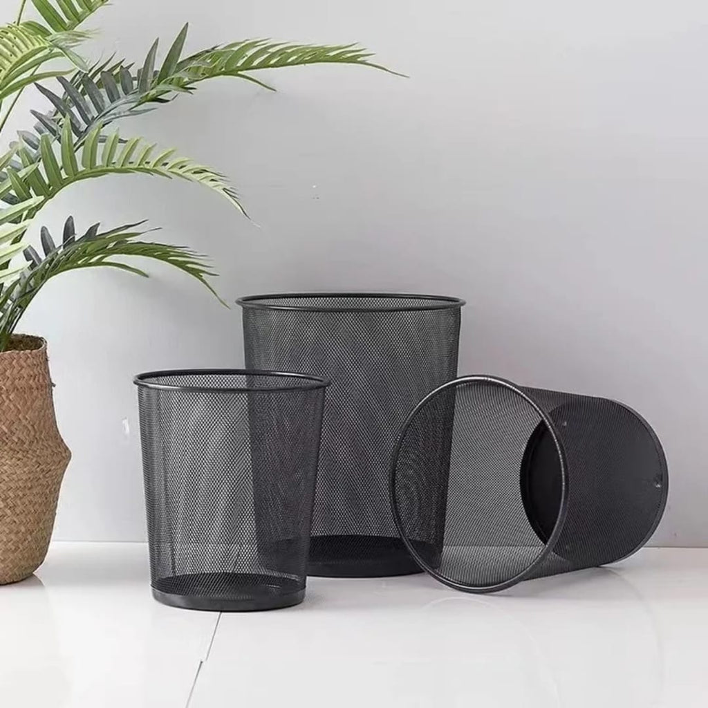 Metallic Mesh Dustbin – Sleek & Durable Waste Solution |Medium: KSh 999  Large: KSh 1,150