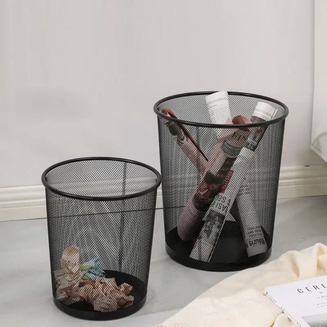Metallic Mesh Dustbin – Sleek & Durable Waste Solution |Medium: KSh 999  Large: KSh 1,150