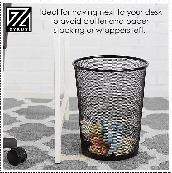 Metallic Mesh Dustbin – Sleek & Durable Waste Solution |Medium: KSh 999  Large: KSh 1,150
