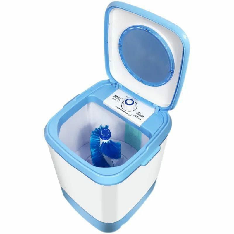 Mini Washing Machine with Shoe Brush – Dual-Purpose Cleaning Made Easy | Size: 380 × 400 × 530 mm | Voltage: 220V