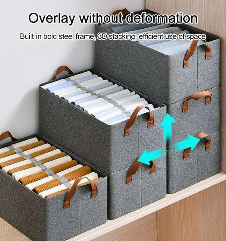 Foldable Multipurpose Hard Fabric Closet Organizer