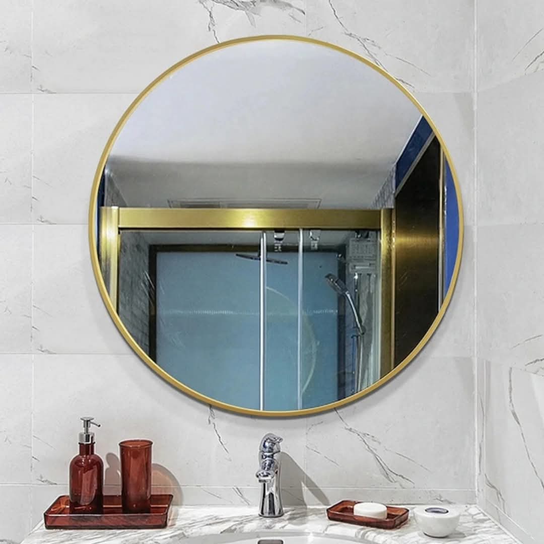 Contemporary Round Mirror – 90cm