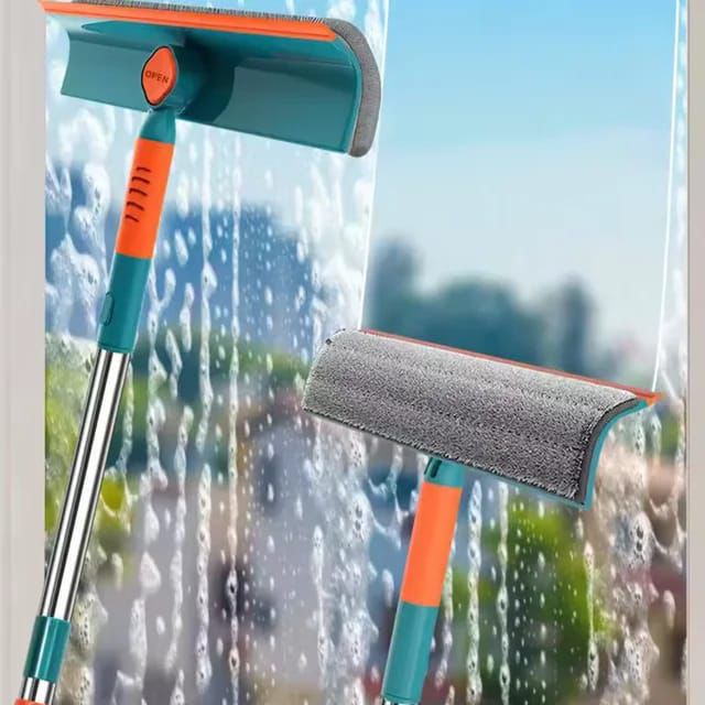 2-in-1 Telescopic Window Cleaner / Wall Mop