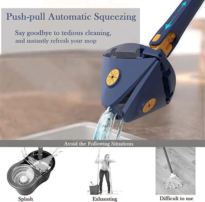 Triangle 360° Rotatable Extendable Cleaning Mop