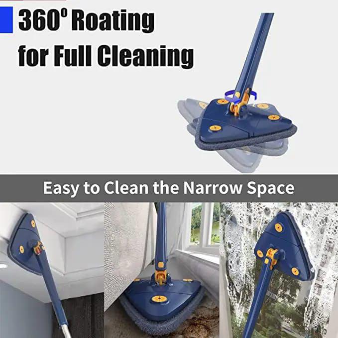 Triangle 360° Rotatable Extendable Cleaning Mop