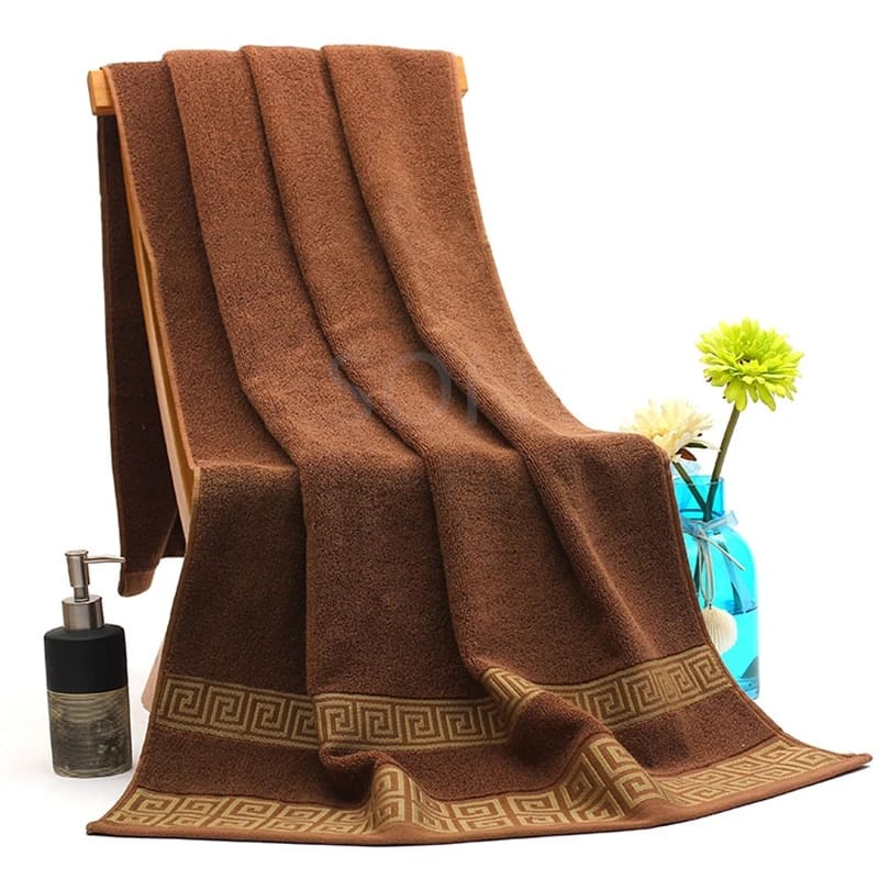 3Pc Cotton Bath Towels Set 100% High Quality Cotton Soft Absorbent & Durable