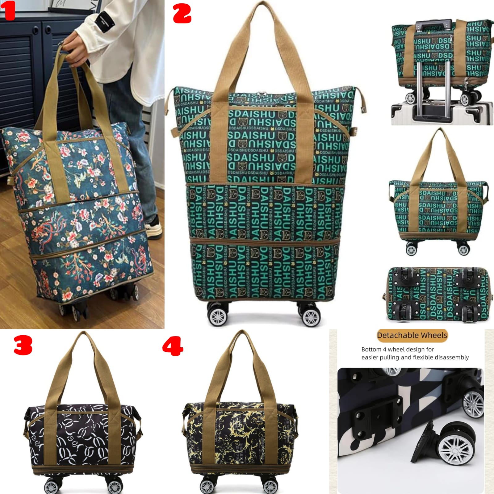 Expandable Rolling Travelling Bag – Smart Travel Made Easy