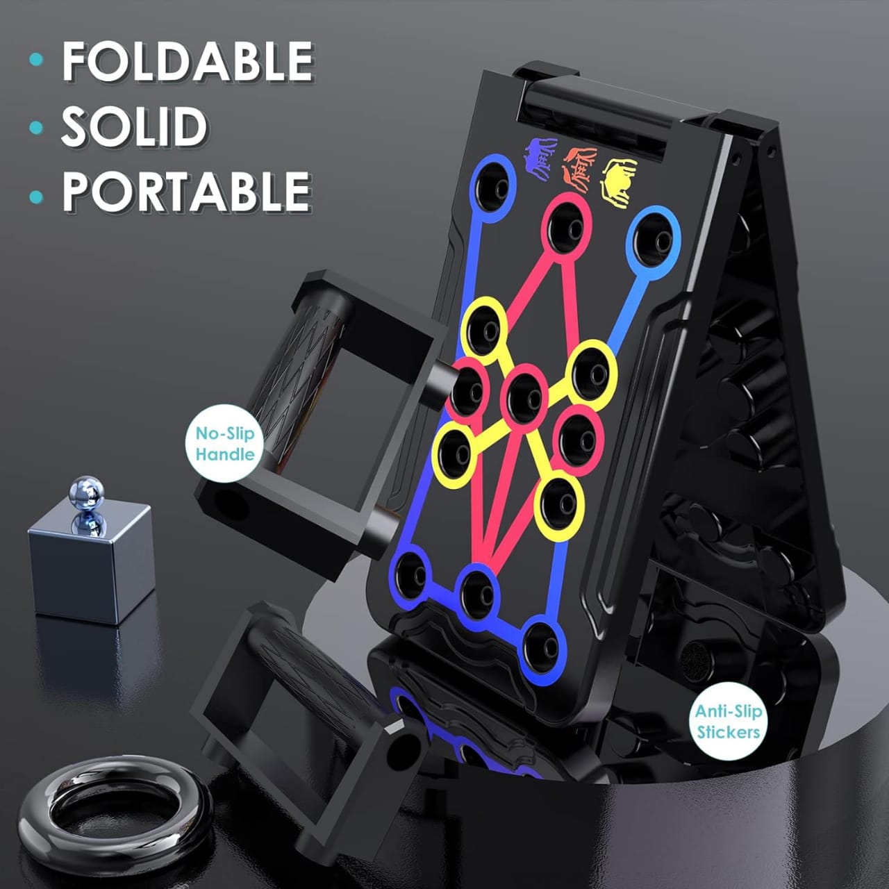 Portable Multifunctional Push-Up Board – Total Upper Body Training