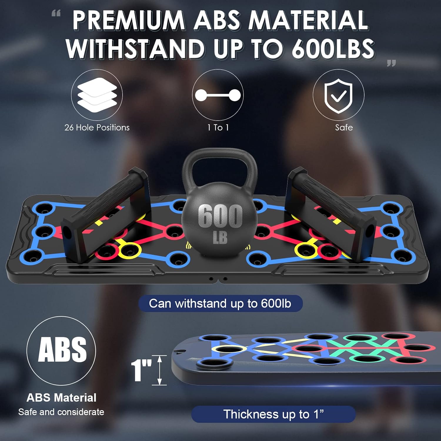 Portable Multifunctional Push-Up Board – Total Upper Body Training