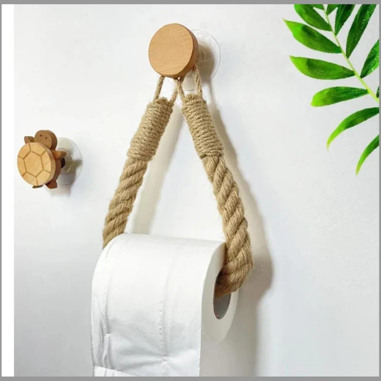 Artistic & Creative Hemp Rope Tissue / Hand Towel Holder
