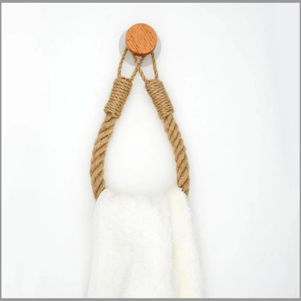 Artistic & Creative Hemp Rope Tissue / Hand Towel Holder