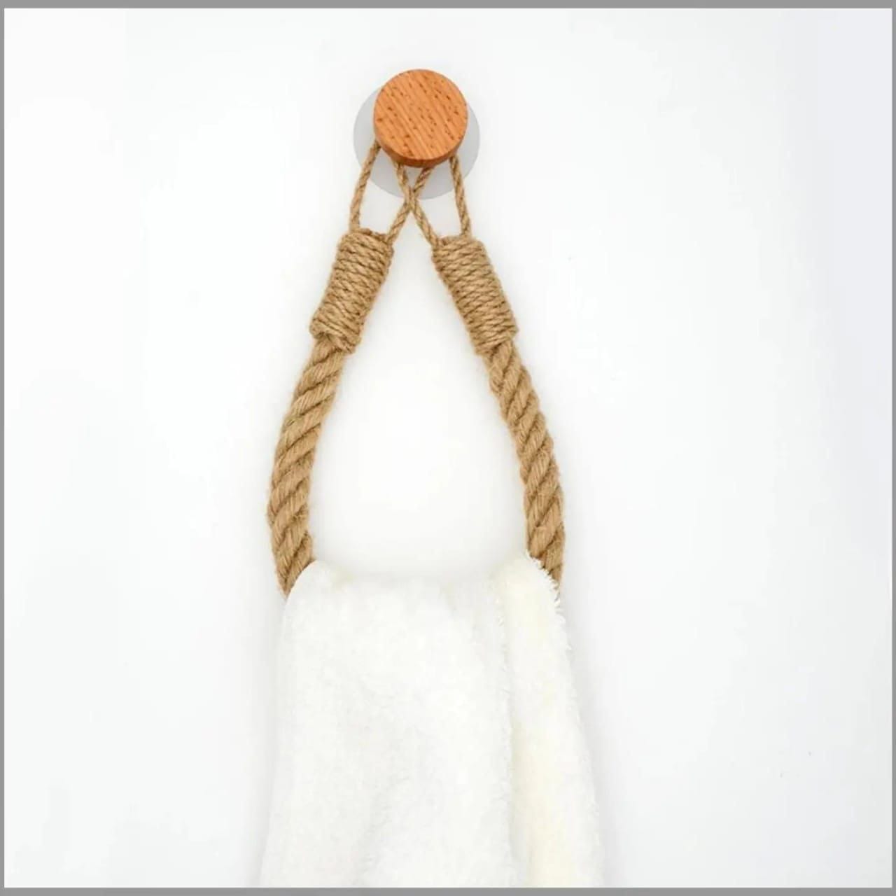 Artistic & Creative Hemp Rope Tissue / Hand Towel Holder