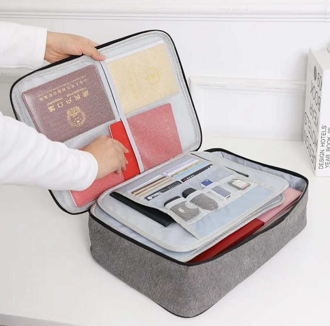 Fireproof & Water-Resistant Document Organizer