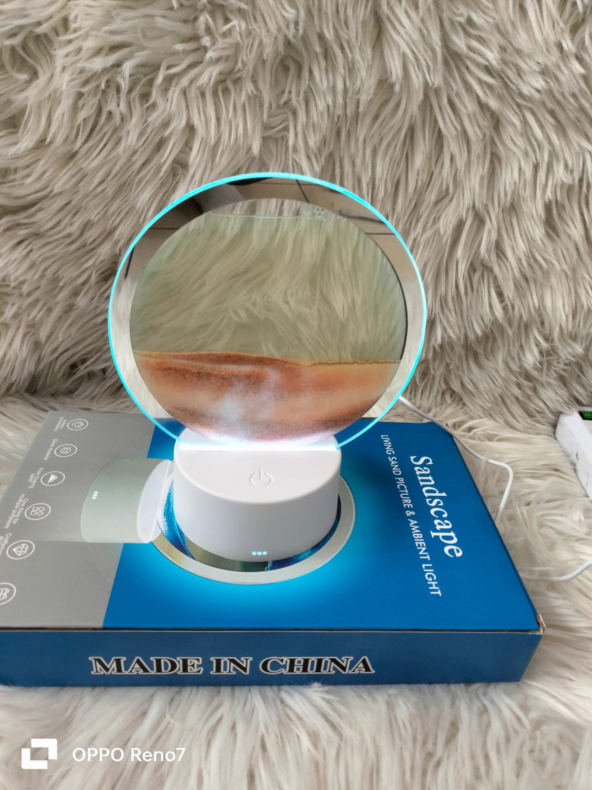 LED Moving Sand Lamp – Quicksand Hourglass