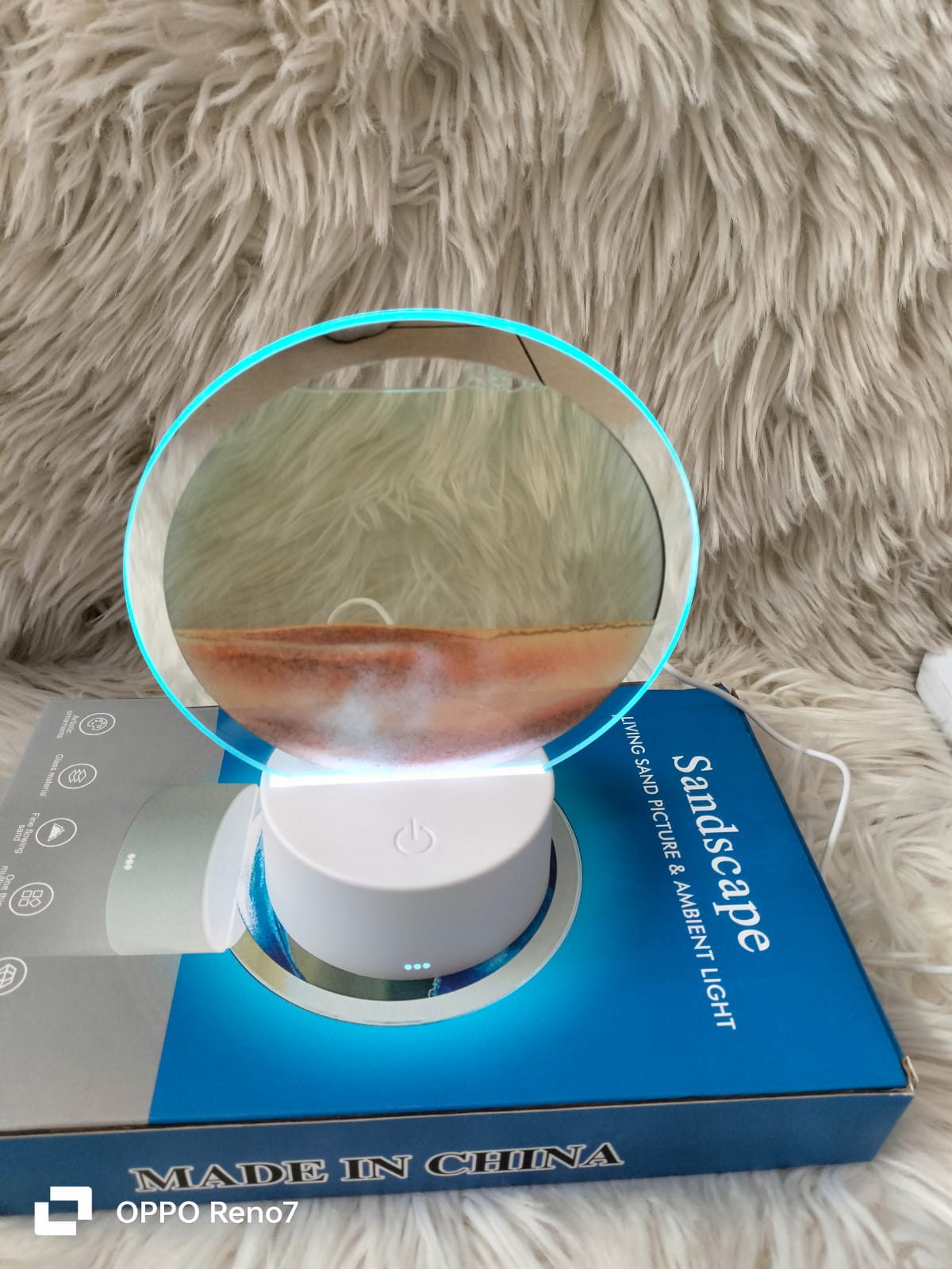 LED Moving Sand Lamp – Quicksand Hourglass