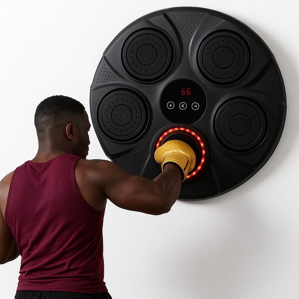 Wall Mounted Punch Boxing Trainer with LED Display