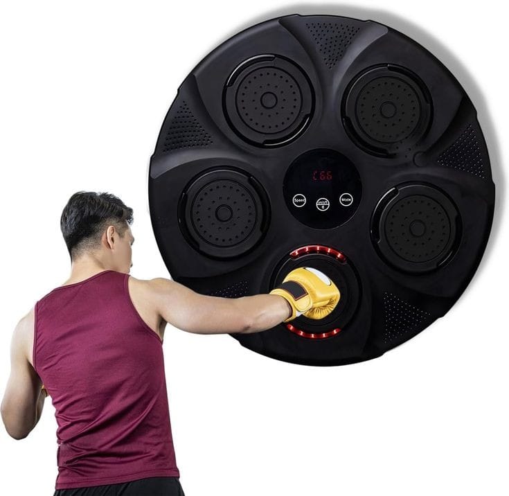 Wall Mounted Punch Boxing Trainer with LED Display