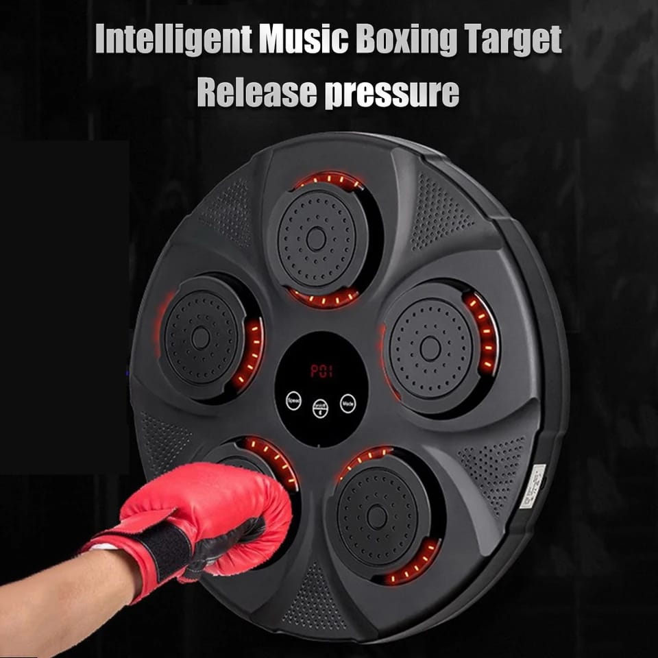 Wall Mounted Punch Boxing Trainer with LED Display
