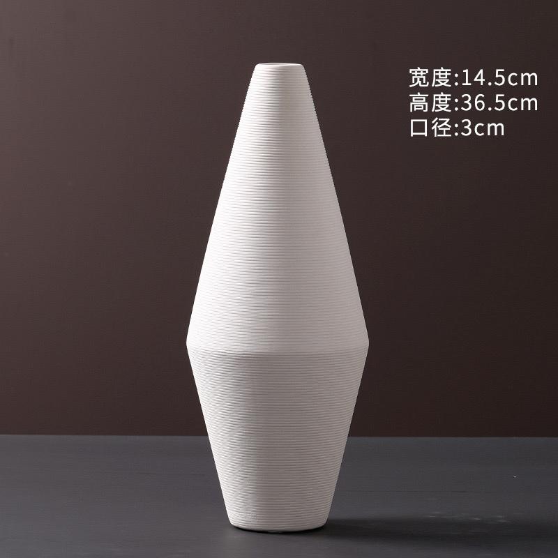 3Pc Simple Elegant Ceramic Vase Set