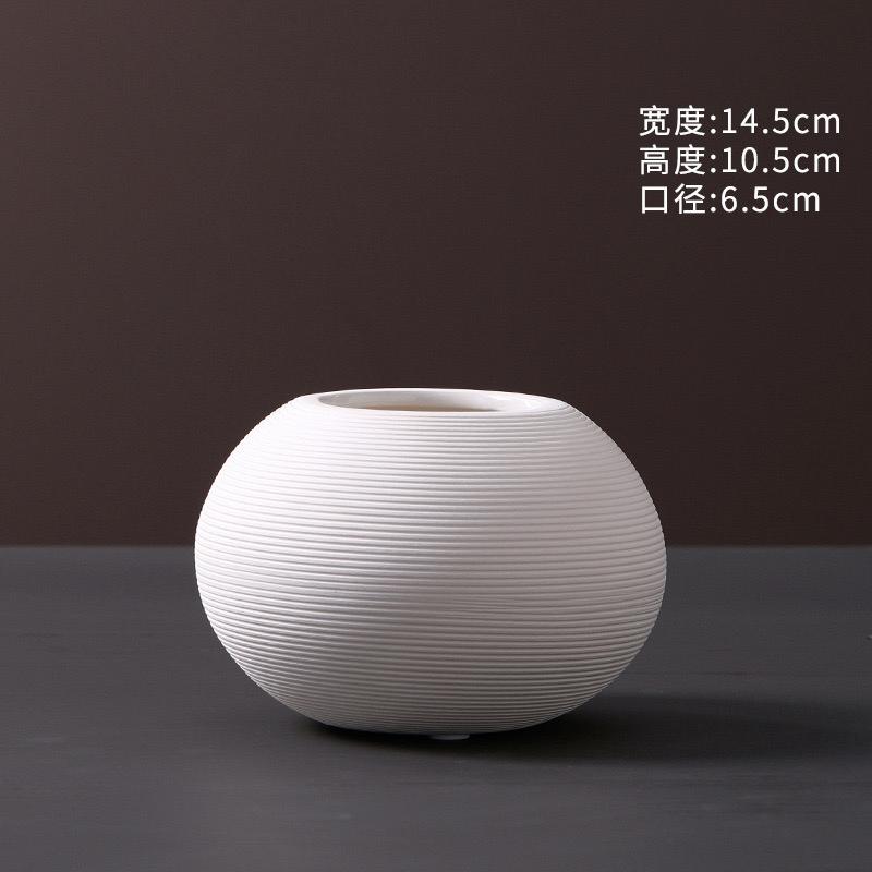 3Pc Simple Elegant Ceramic Vase Set