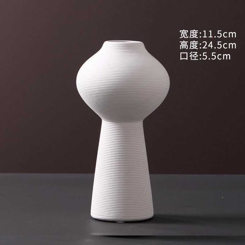 3Pc Simple Elegant Ceramic Vase Set