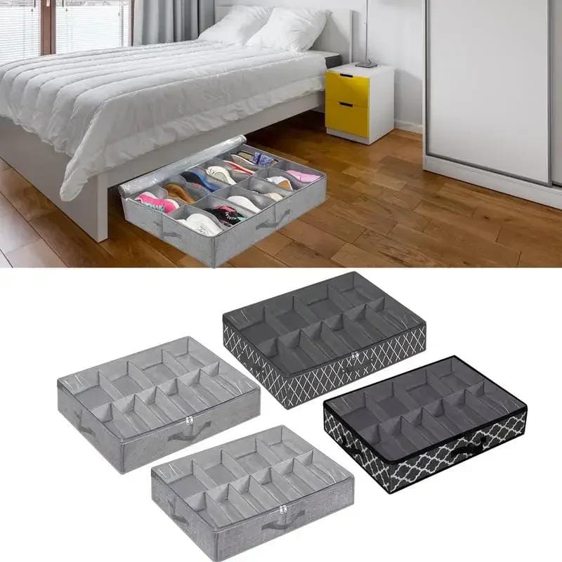 Under the Bed Shoe Storage Bag Space Saving Organizer