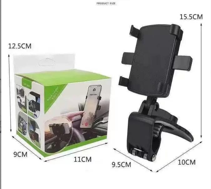 Rotating Car Phone Holder- Multifunctional Dashboard Mobile Bracket.
