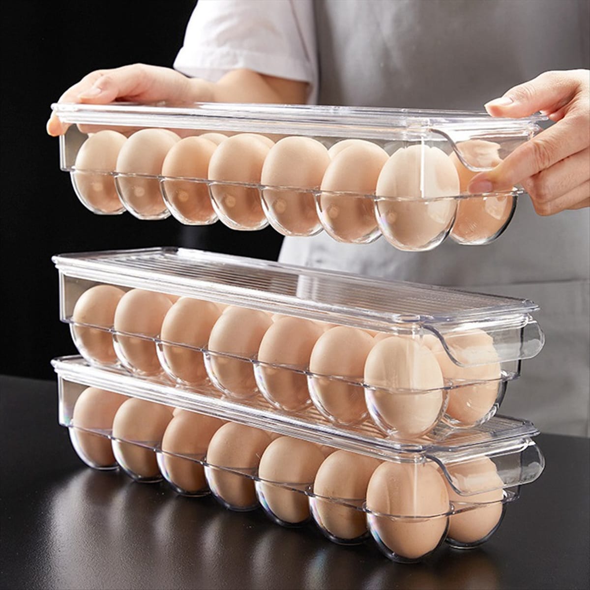 High-Quality 14 Grid Egg Tray (Acrylic)