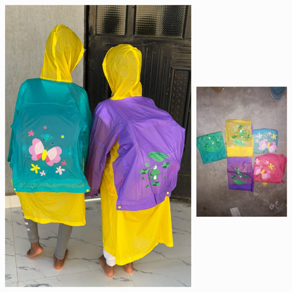 Durable Lightweight EVA Raincoat for Kids